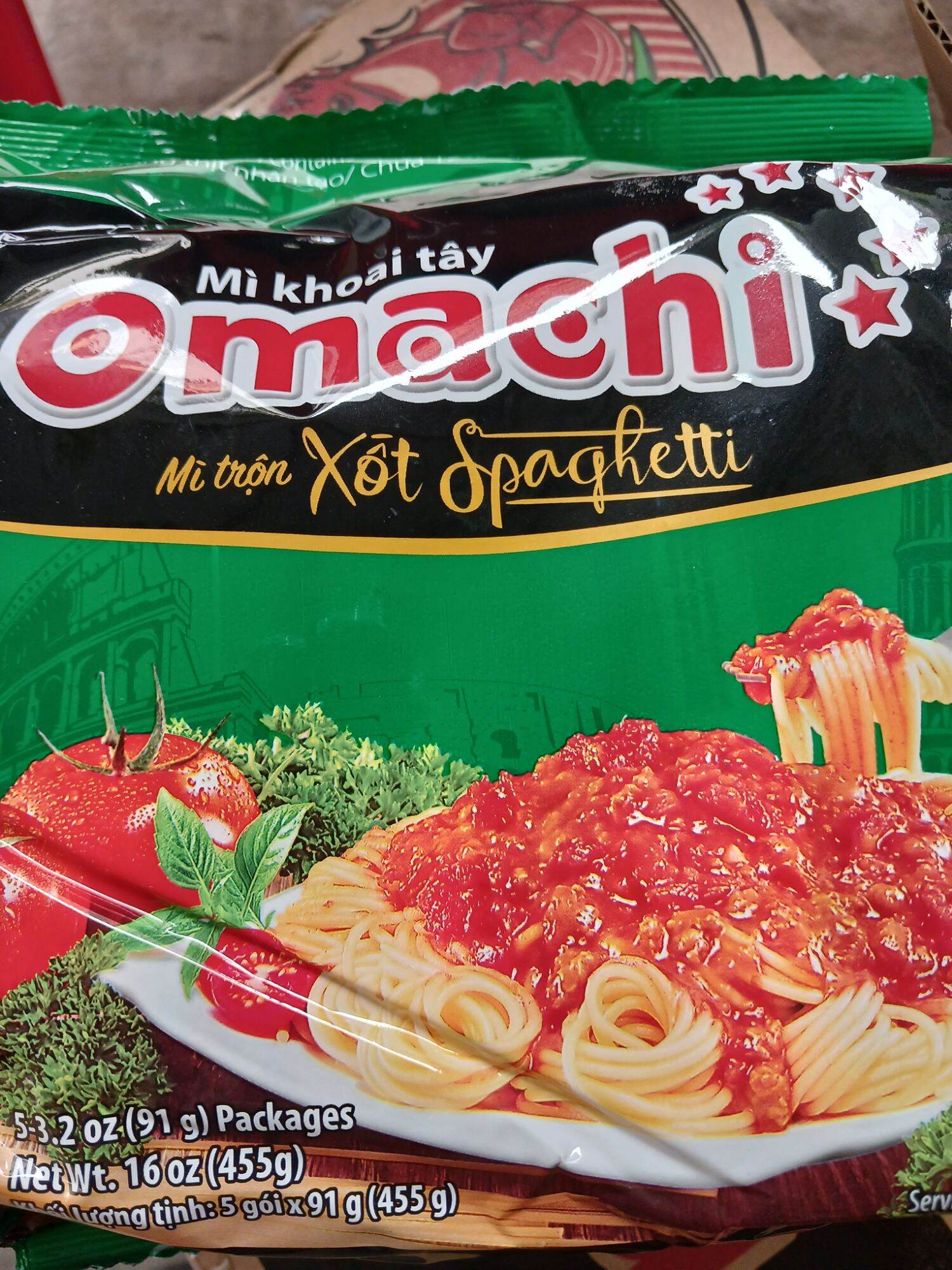 Combo 5 gói mì trộn Xốt Spaghetti 91g