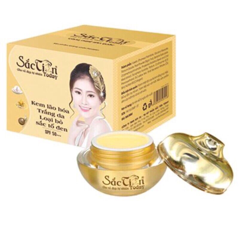 Kem sắc tiên today trắng da ngừa lão hoá 25g