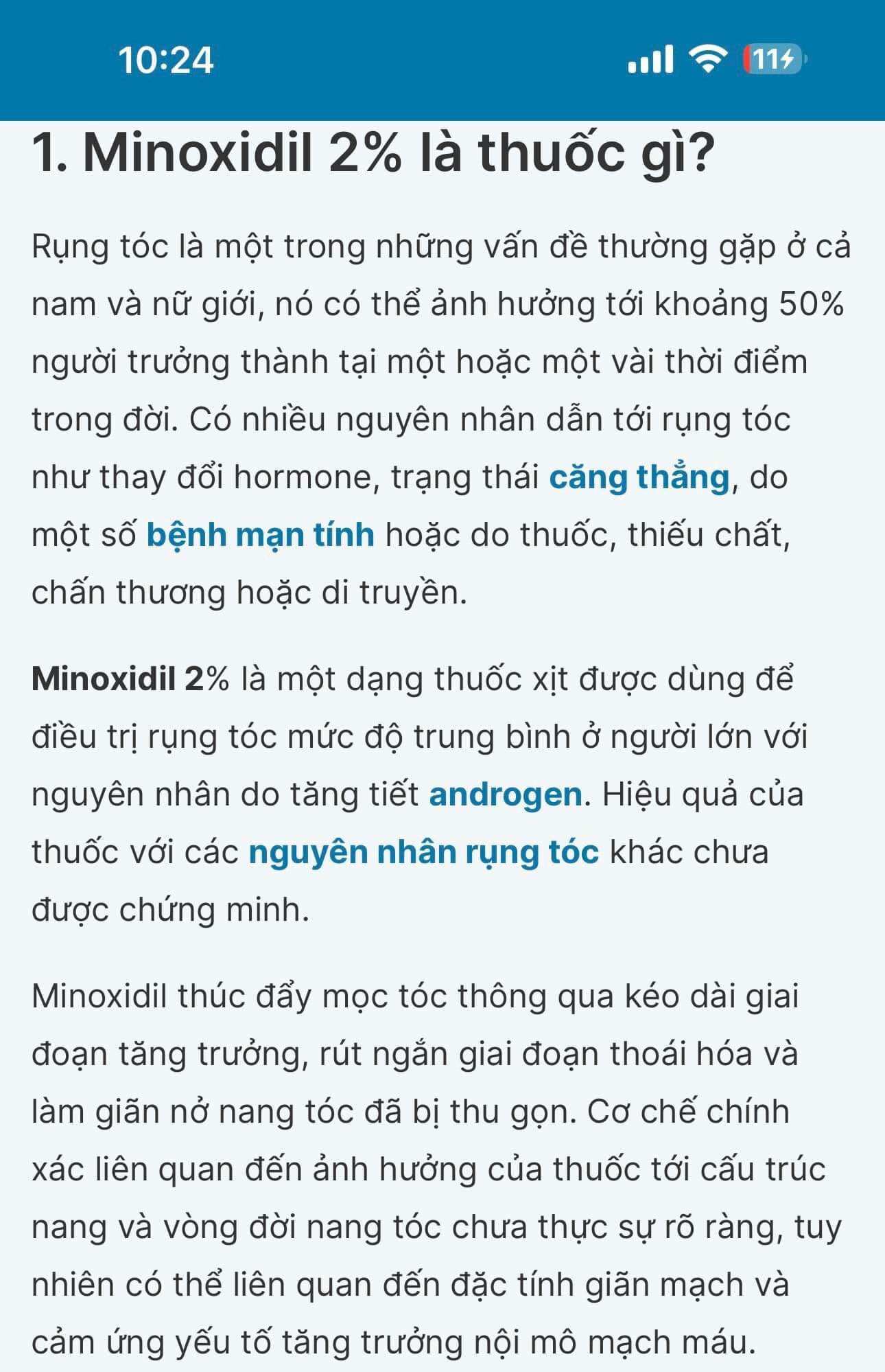 [BILL MỸ]1 chai bọt xịt mo.c toc/ chuyên cho nữ Minoxidil
