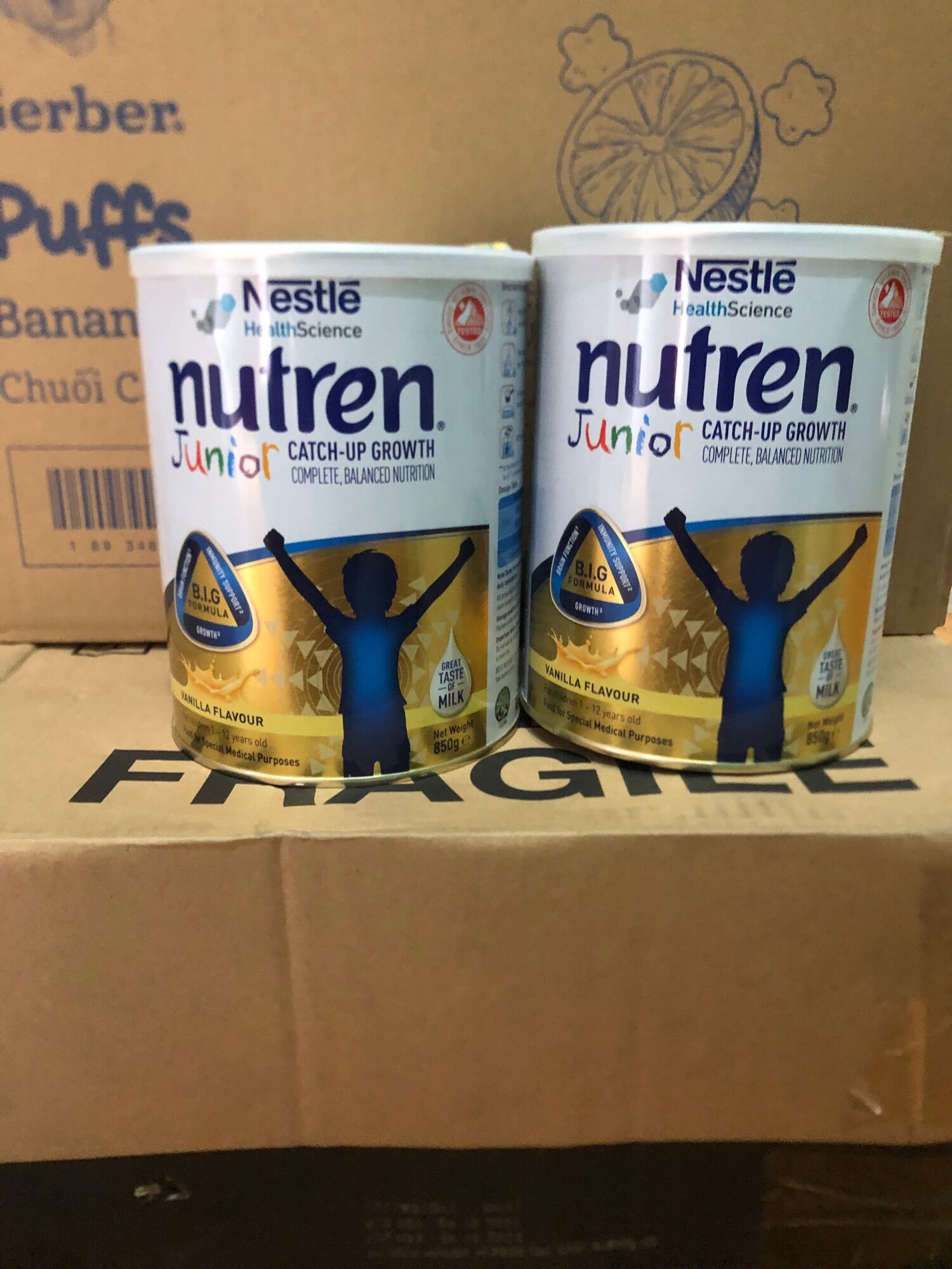 Sữa Bột Nestle Nutren Junior - Hộp 850g