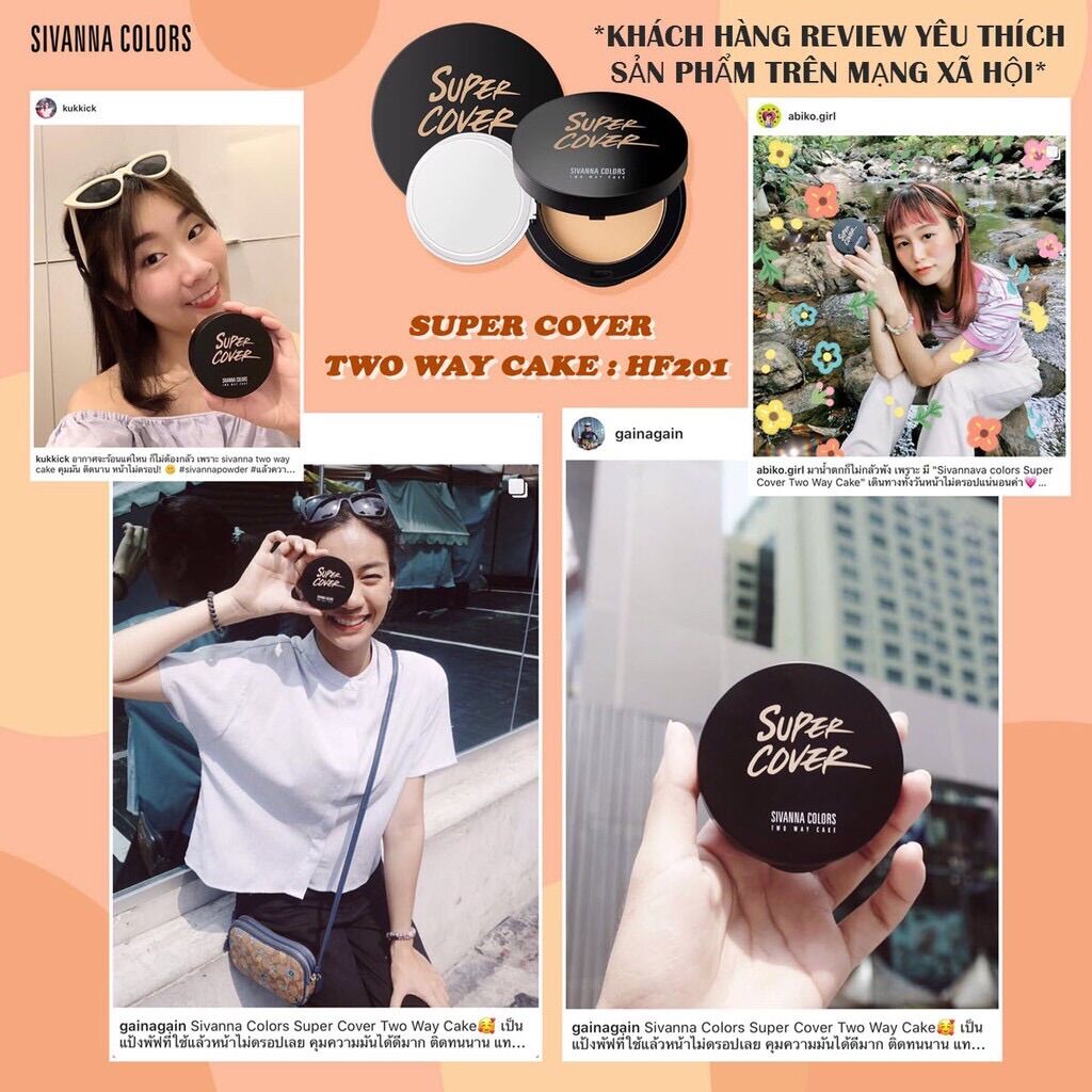 Phấn nền Sivanna super cover