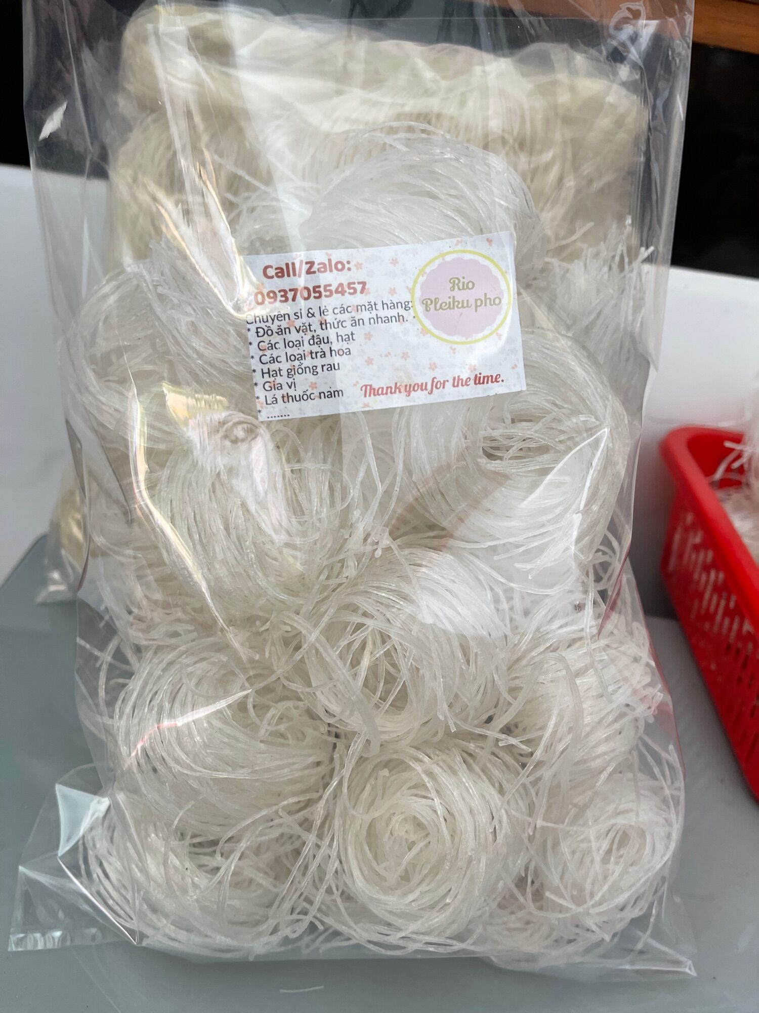 500gr bún tài vắt bình định
