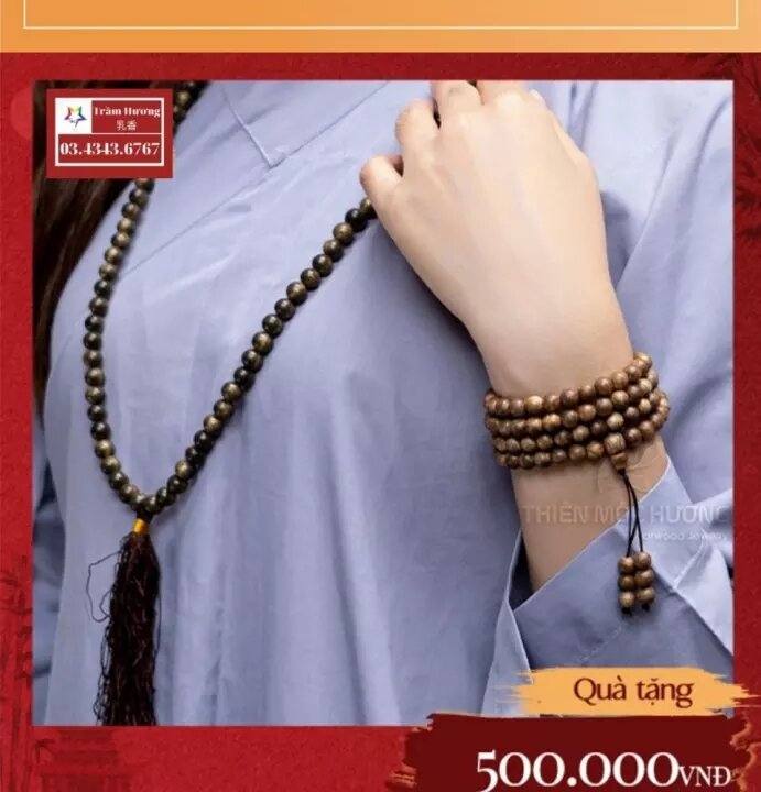 chuỗi tràng 108 hạt loại 8mm
