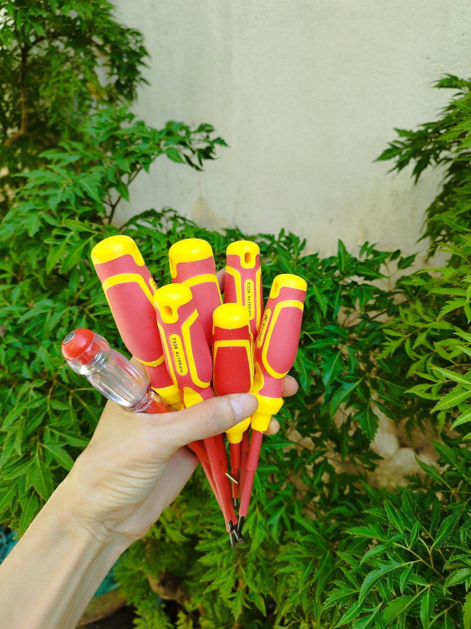 bộ tu vít 7 cây cách điện 1000v kapusi cao cấp