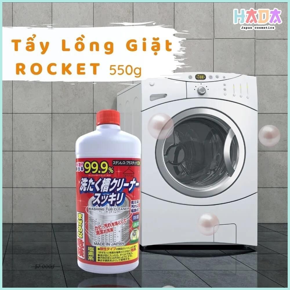 Dung Dịch Vệ sinh Lồng Máy Giặt Rocket 550g Nhật Bản
