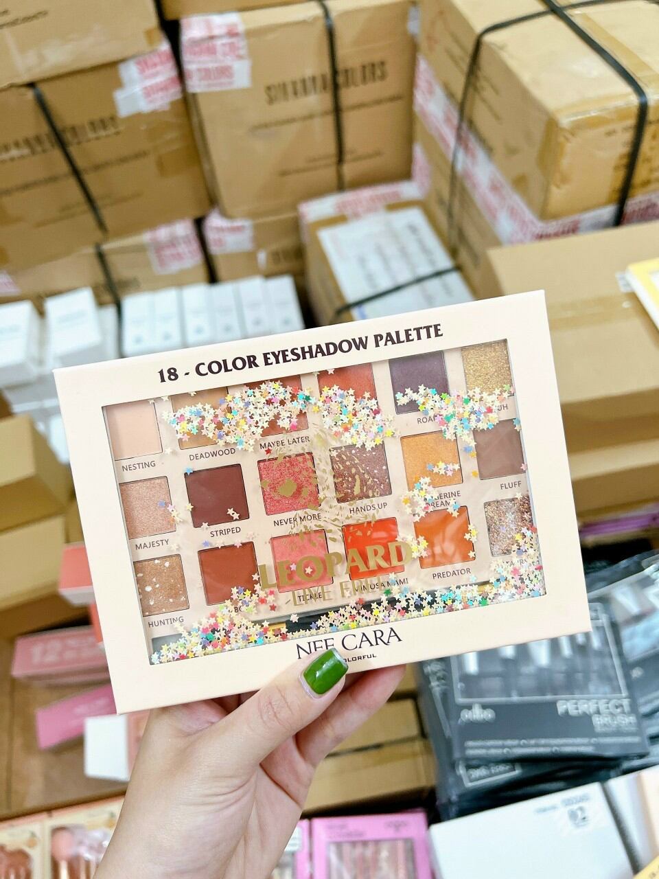BẢNG PHẤN MẮT 18 Ô MÀU MẮT NEECARA