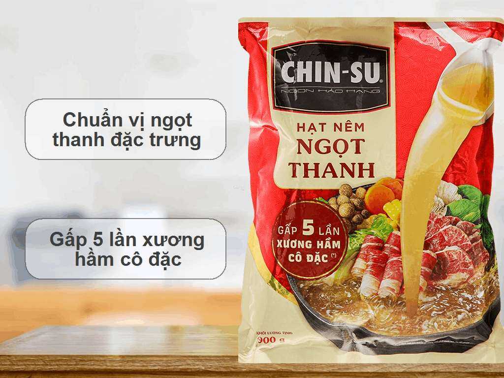 Hạt Nêm Chinsu 900g Ngon Từ Thịt Ngọt Từ Tôm