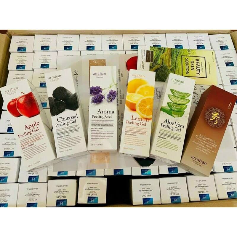 Tẩy da chết Arrahan Peeling Gel Hàn Quốc 180ml [Đủ vị]
