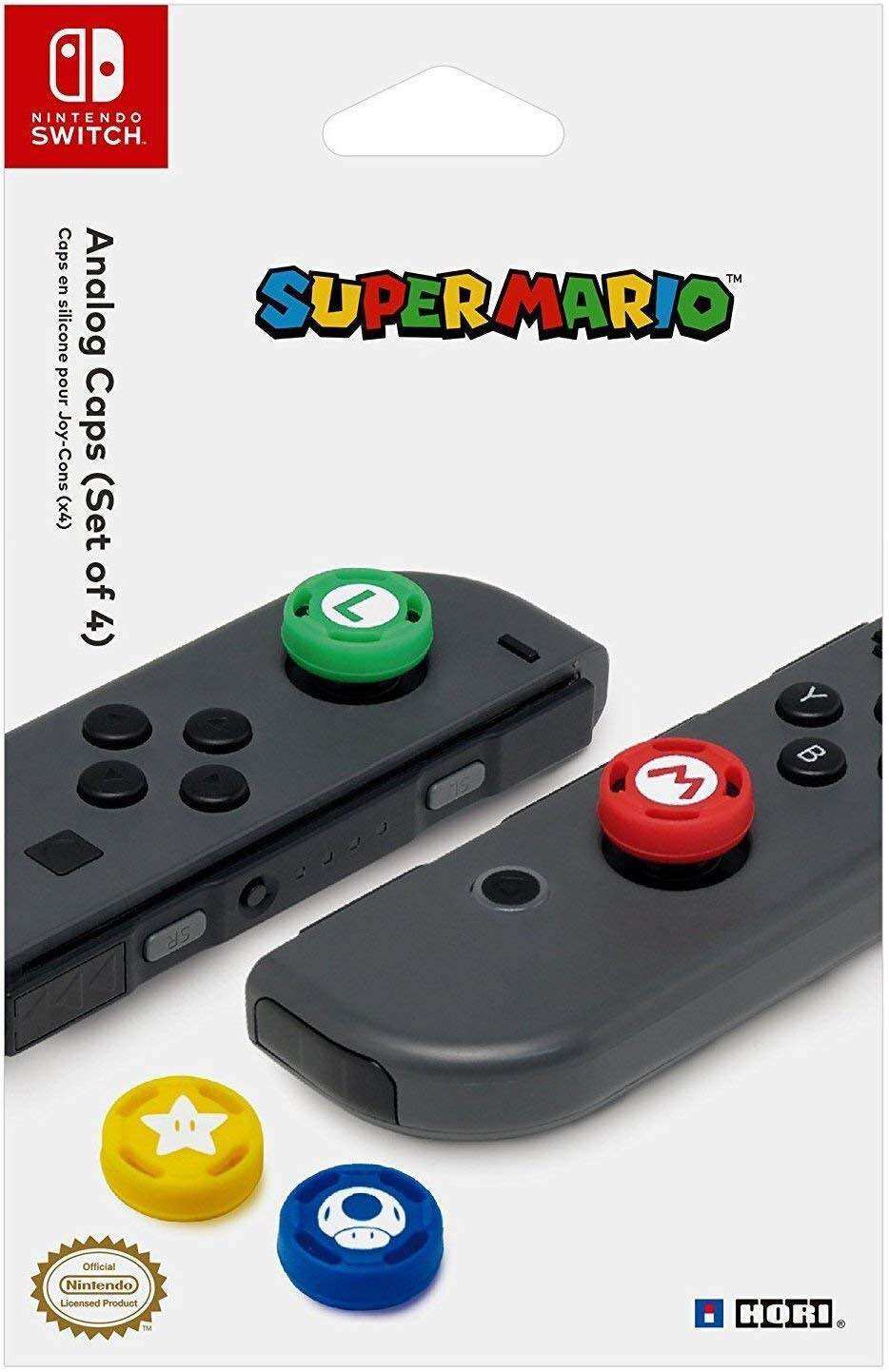Set 4 núm bọc Pokemon Nintendo Switch Joycon Pro Zelda Mario chụp cần analog tay nintendo switch pro joycon chống trơn trượt bảo vệ cao su cần Analog