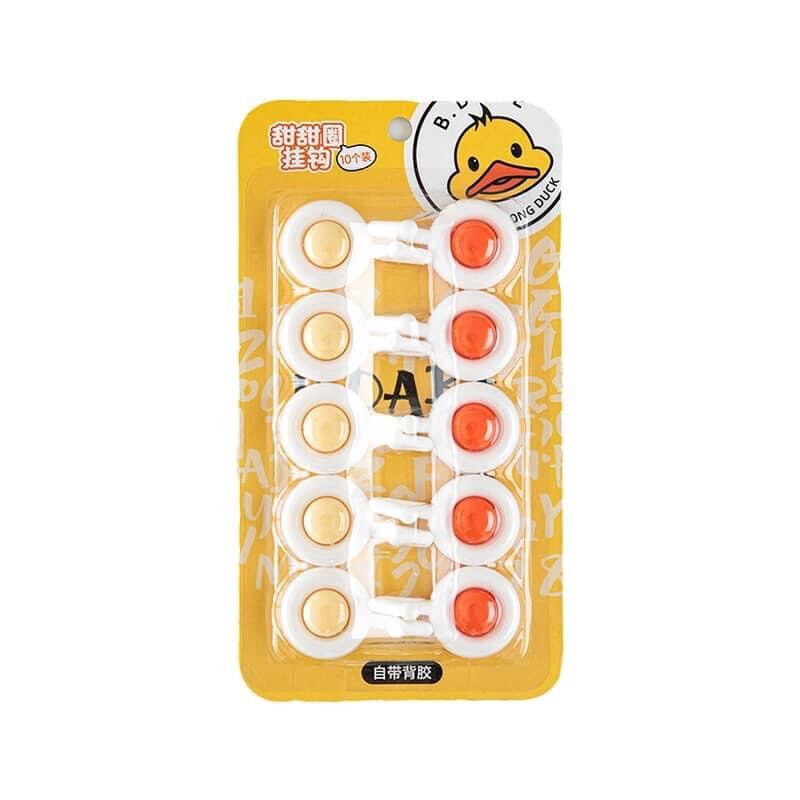 Móc dán tường siêu chịu lực cao cấp set 10cái