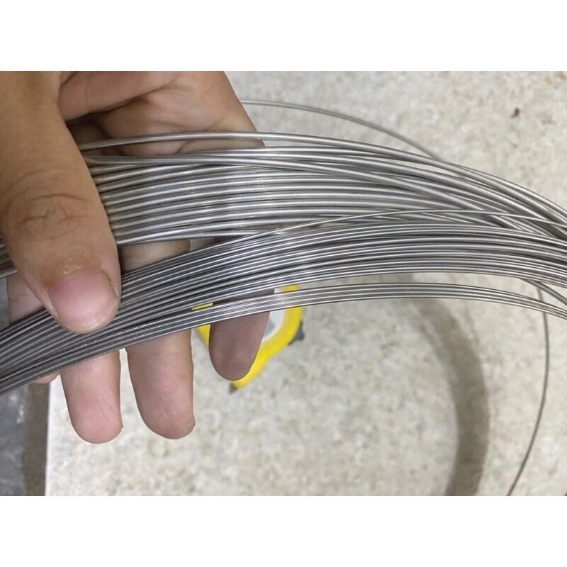 10 mét dây inox sáng bóng phân loại 0.8 li, 1li, 1.5li, 2li, 2.5li và 3li