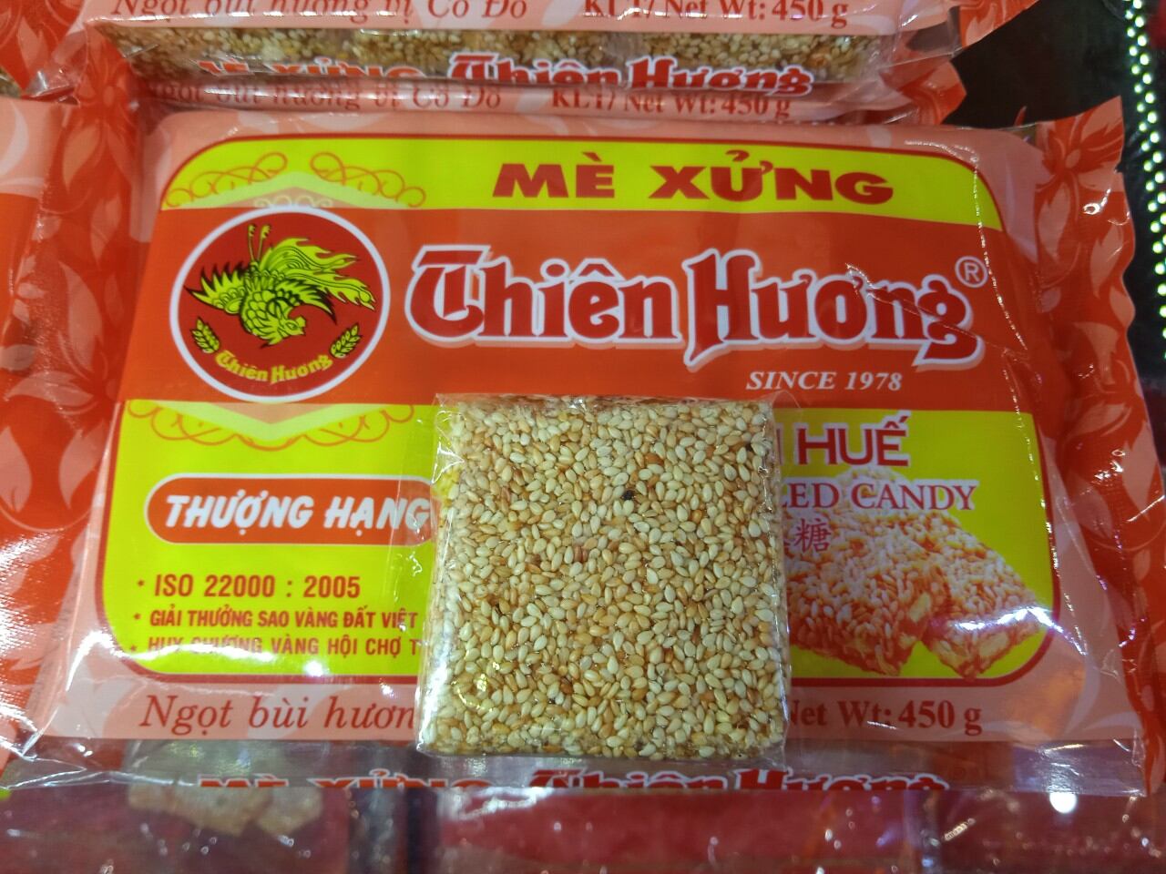 Mè xửng dẻo túi 450g