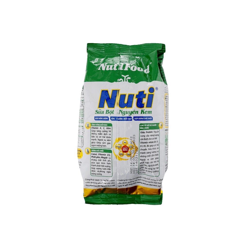 [HCM]Sữa bột nuti nguyên kem bịch 400g