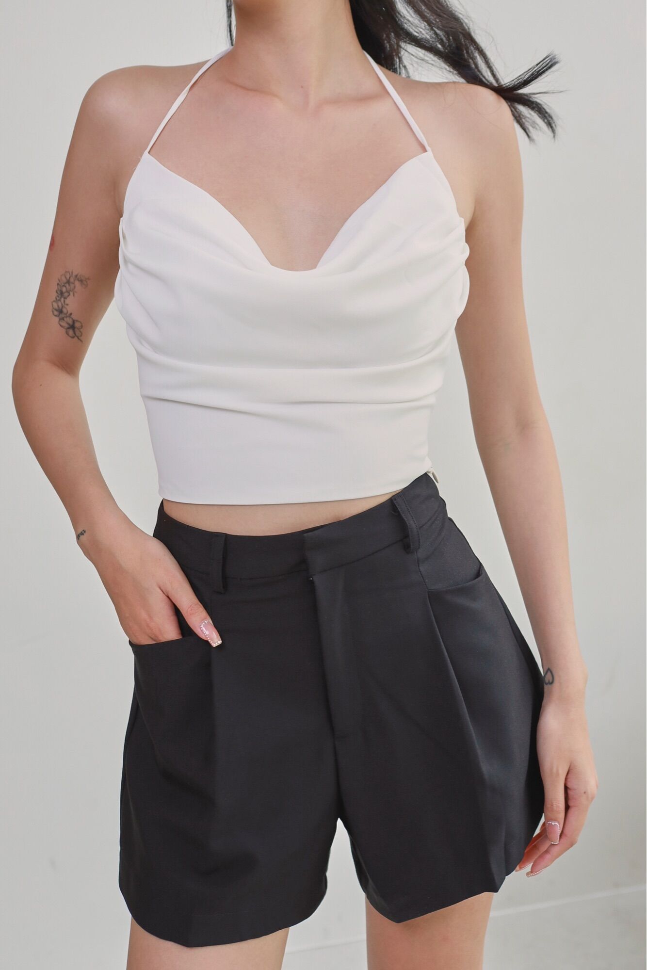 JAMELIE Veronica Crop - White Version