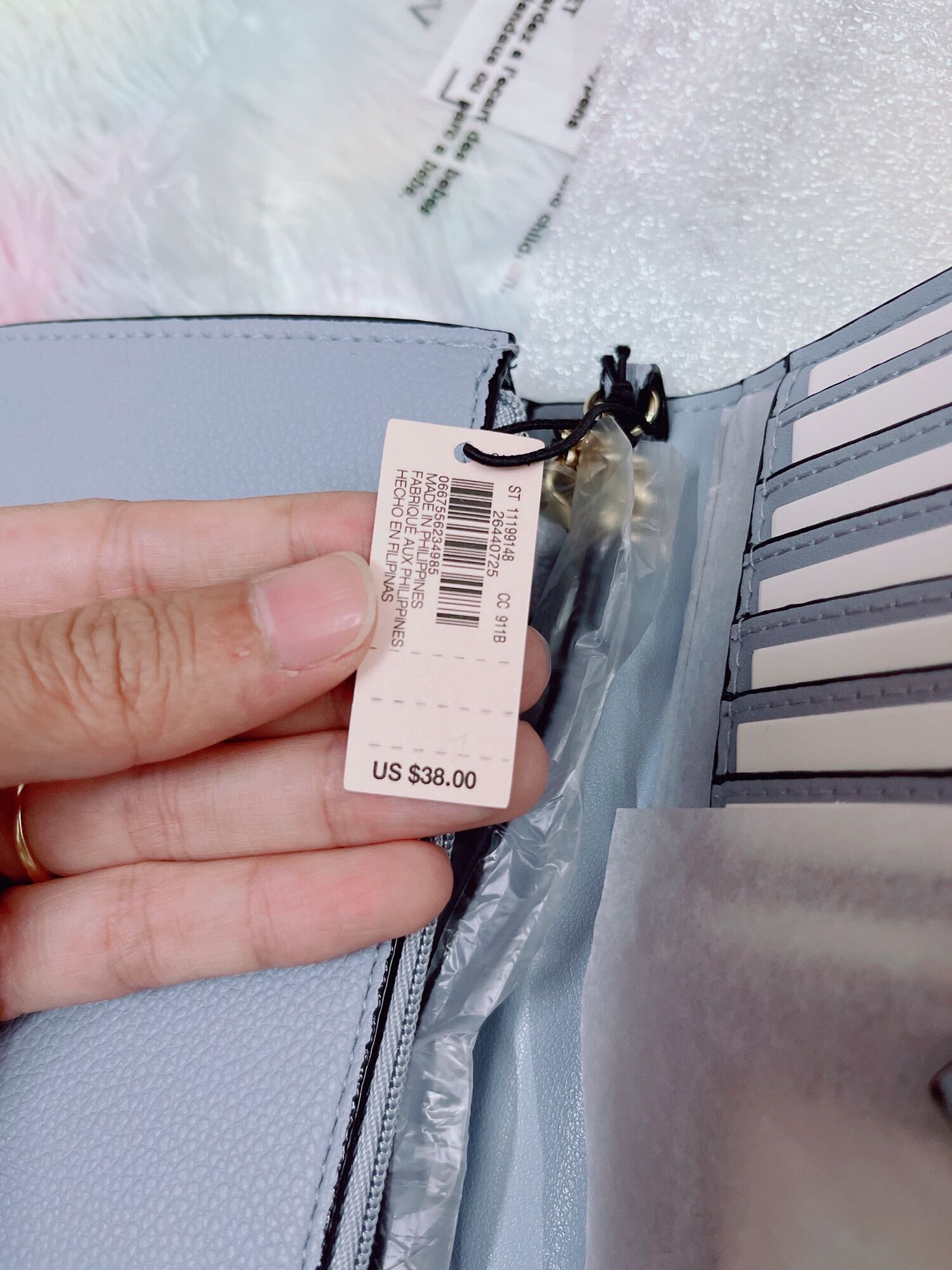 ( Auth + Ảnh Thật ) Ví Cầm Tay Victoria Tech Wristlet Mỹ.