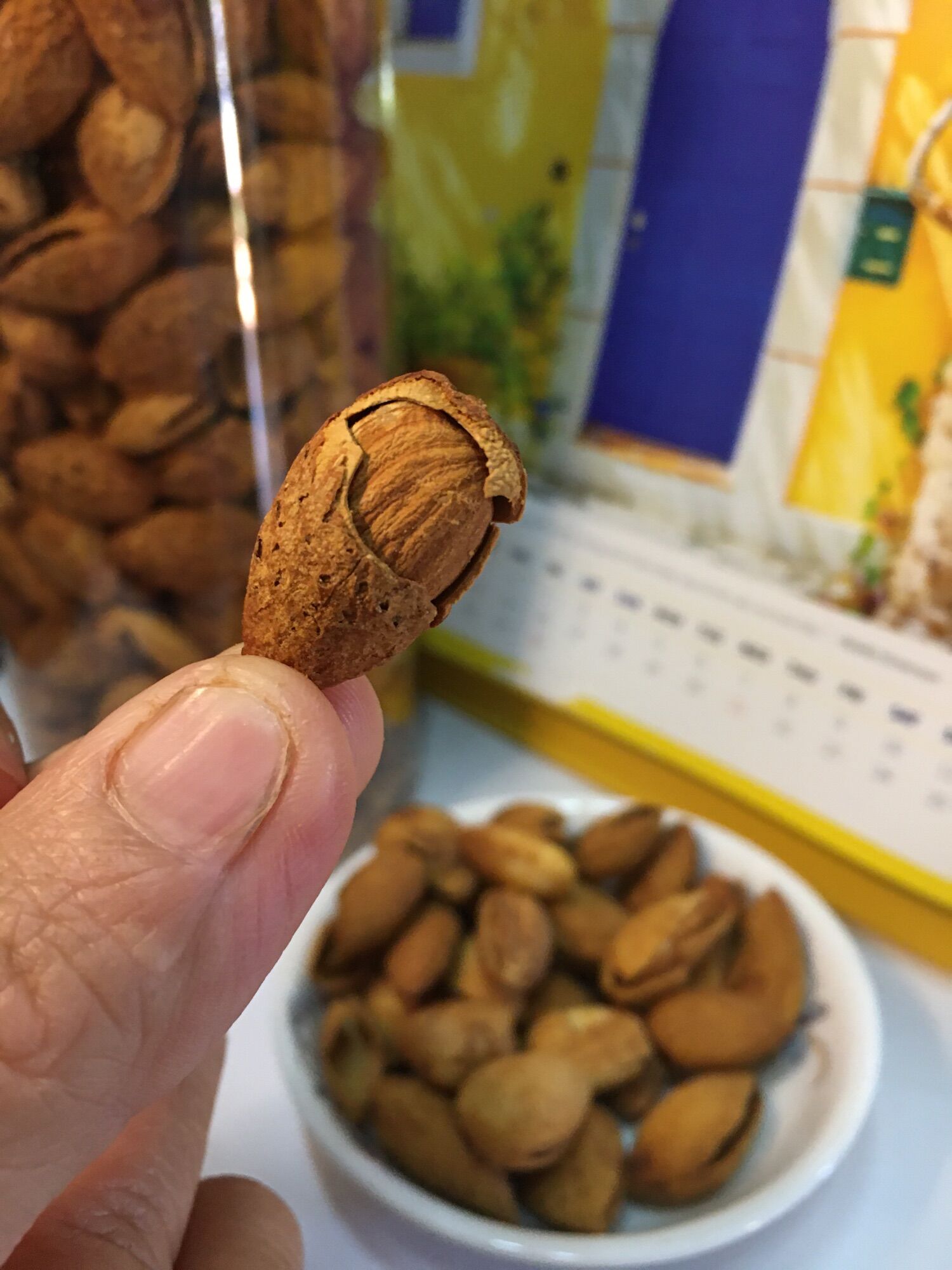 [ Loại 1]  Hạnh nhân rang bơ nhập khẩu Mỹ. Vỏ cực mỏng 500gr