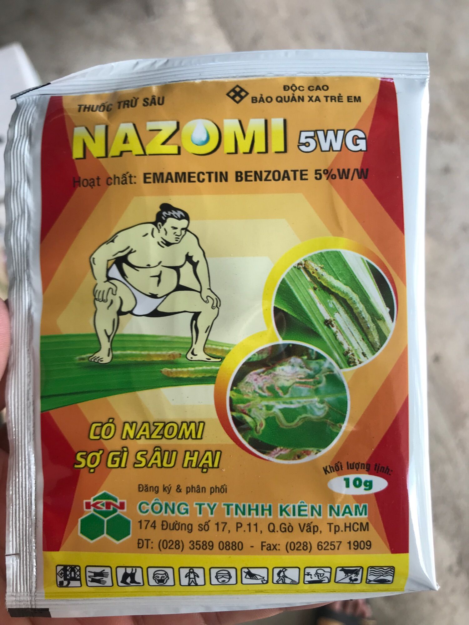 Thuốc trừ sâu sinh học Nazomi 5%