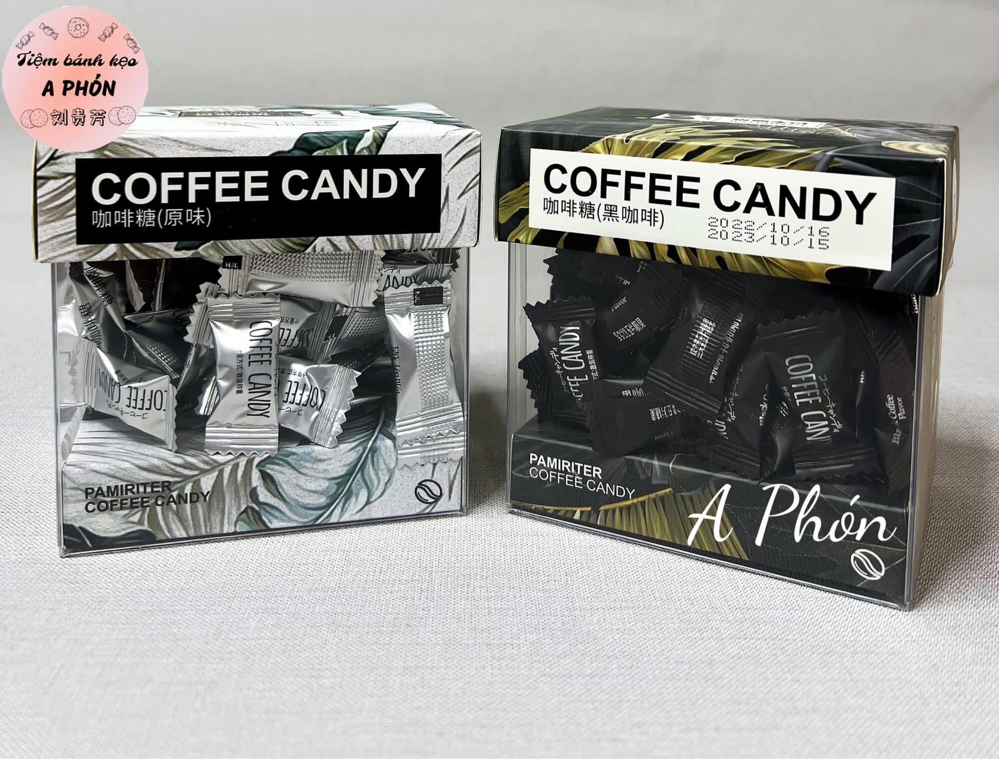 Pamiriter - coffee candy kẹo ngậm vị cà phê / cà phê sữa 70gr