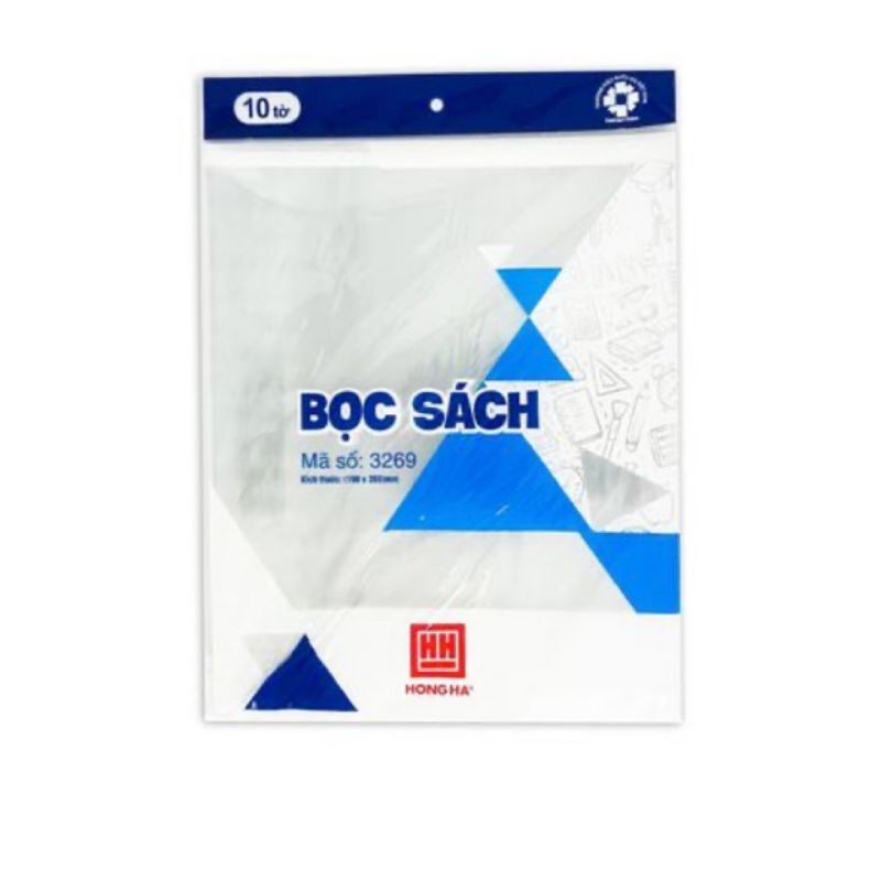 Combo 10 bọc sách hồng Hà