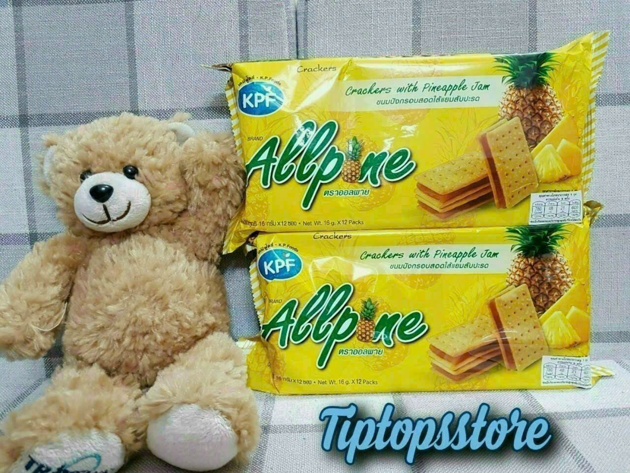 Bánh quy kẹp mửt dứa crackers allipine thái lan