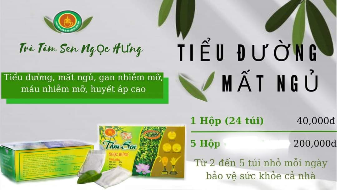 COMBO 2 HỘP TRÀ TÂM SEN NGỌC HƯNG - 100K