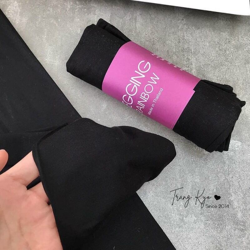 Quần legging nữ chất cottton co giãn