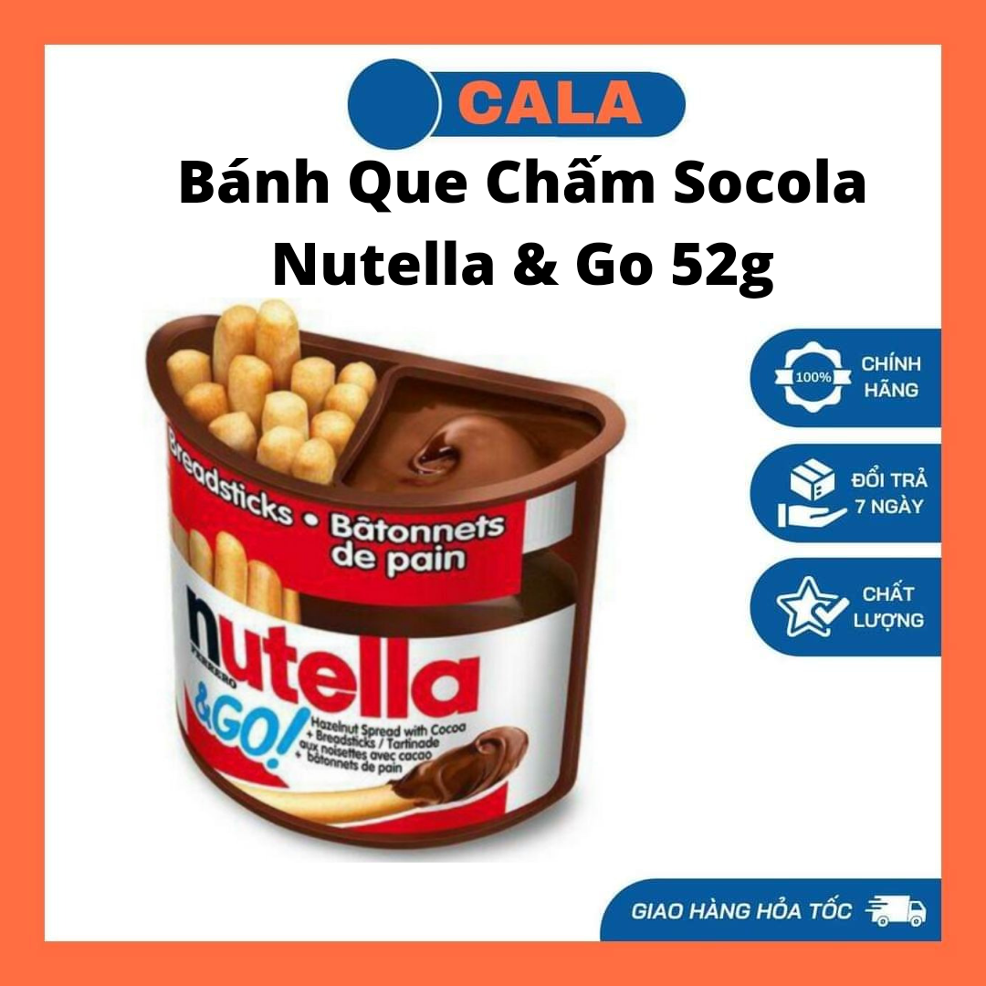 Bánh Que Chấm Socola Nutella & Go 52g