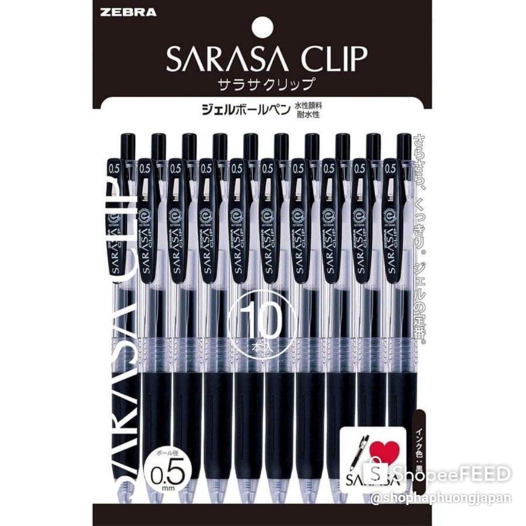 Bút zebra sarasa clip 0.5 đủ các màu ( hàng chính hãng )