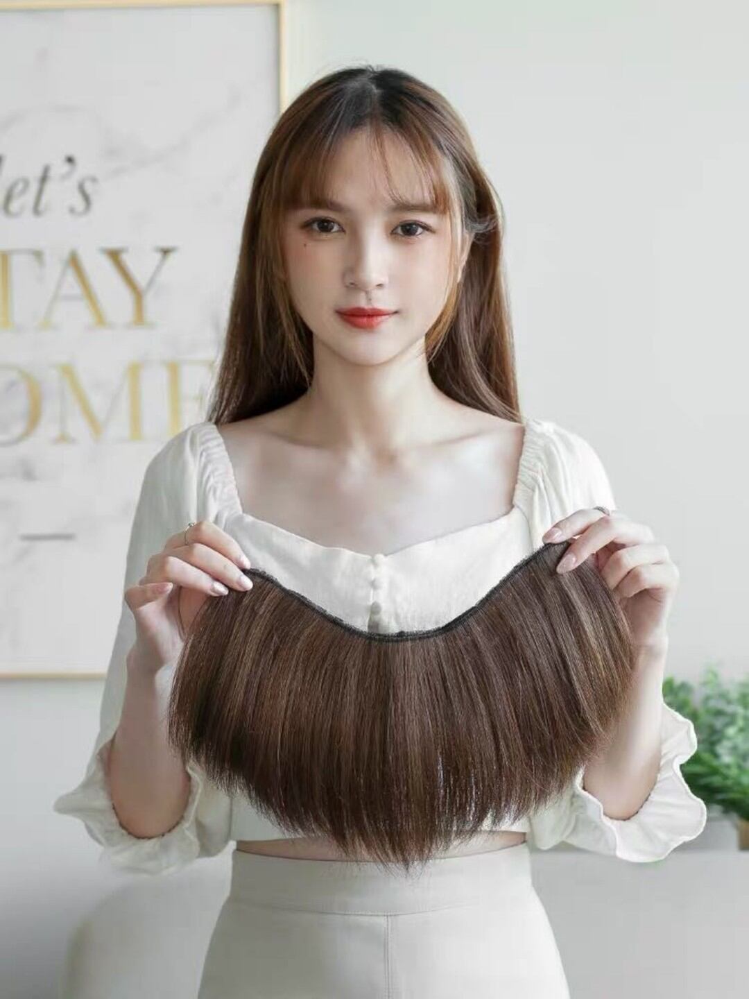 tóc kẹp u phồng