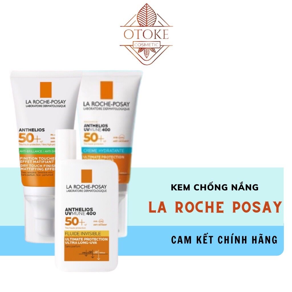 Kem chống nắng la roche posay dưỡng ẩm dành cho da dầu da mụn .