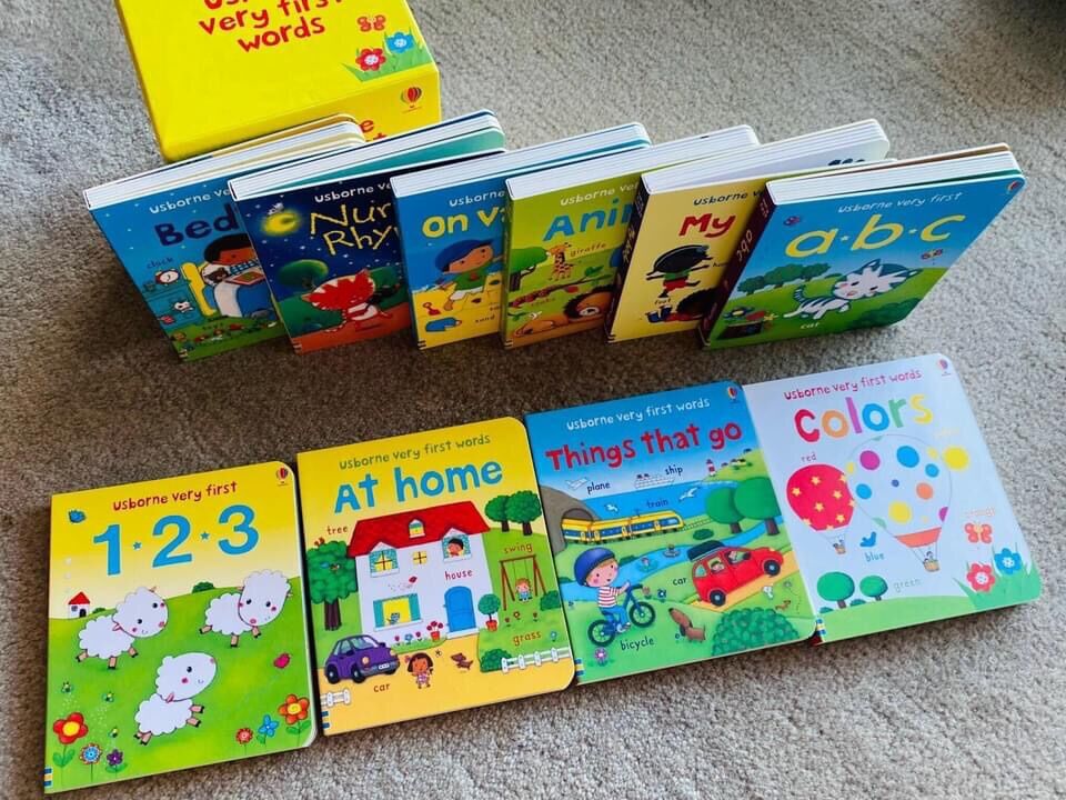 Uborne very frist words - board books -10q kèm link mp3