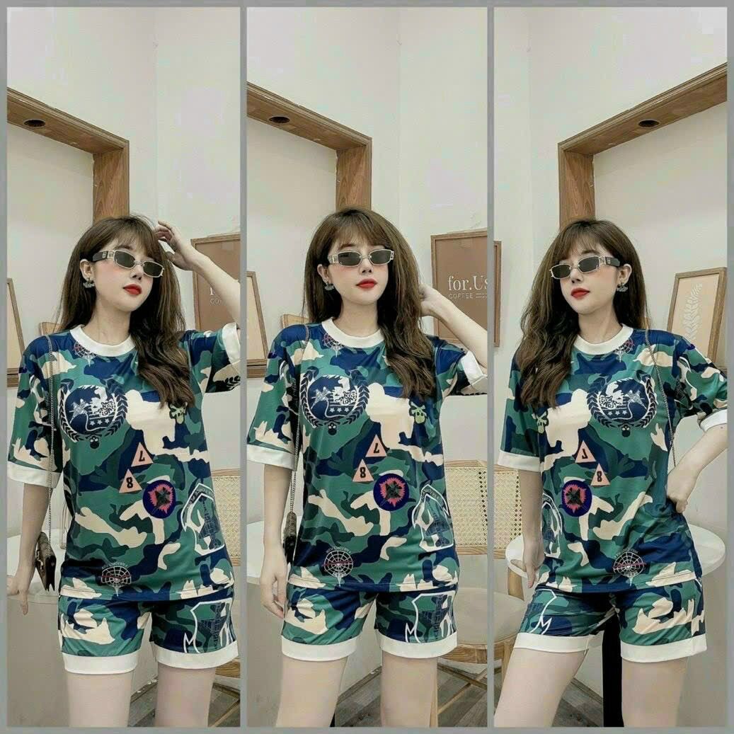 SÉT BỘ SHORT HOẠ TIẾT 3D CAO CẤP