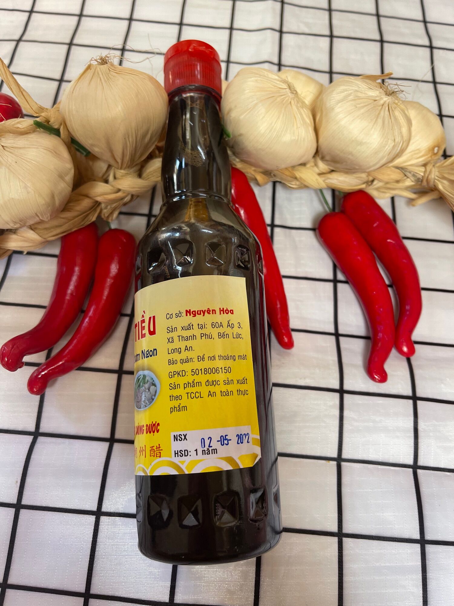 GIẤM TIỀU ( DẤM TIỀU ) HIỆU NGUYÊN HÒA 500ML