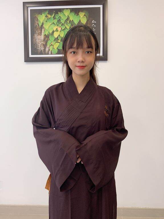 Đồ lam đi chùa - áo tràng nam nữ cổ đài loan thêu sen vải silk