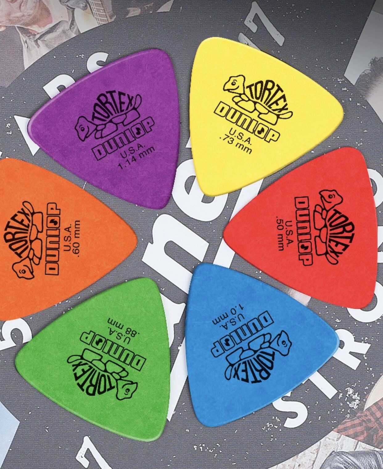 Pick Guitar Dunlop Tortex chính hãng.Phím đàn Guitar Dunlop