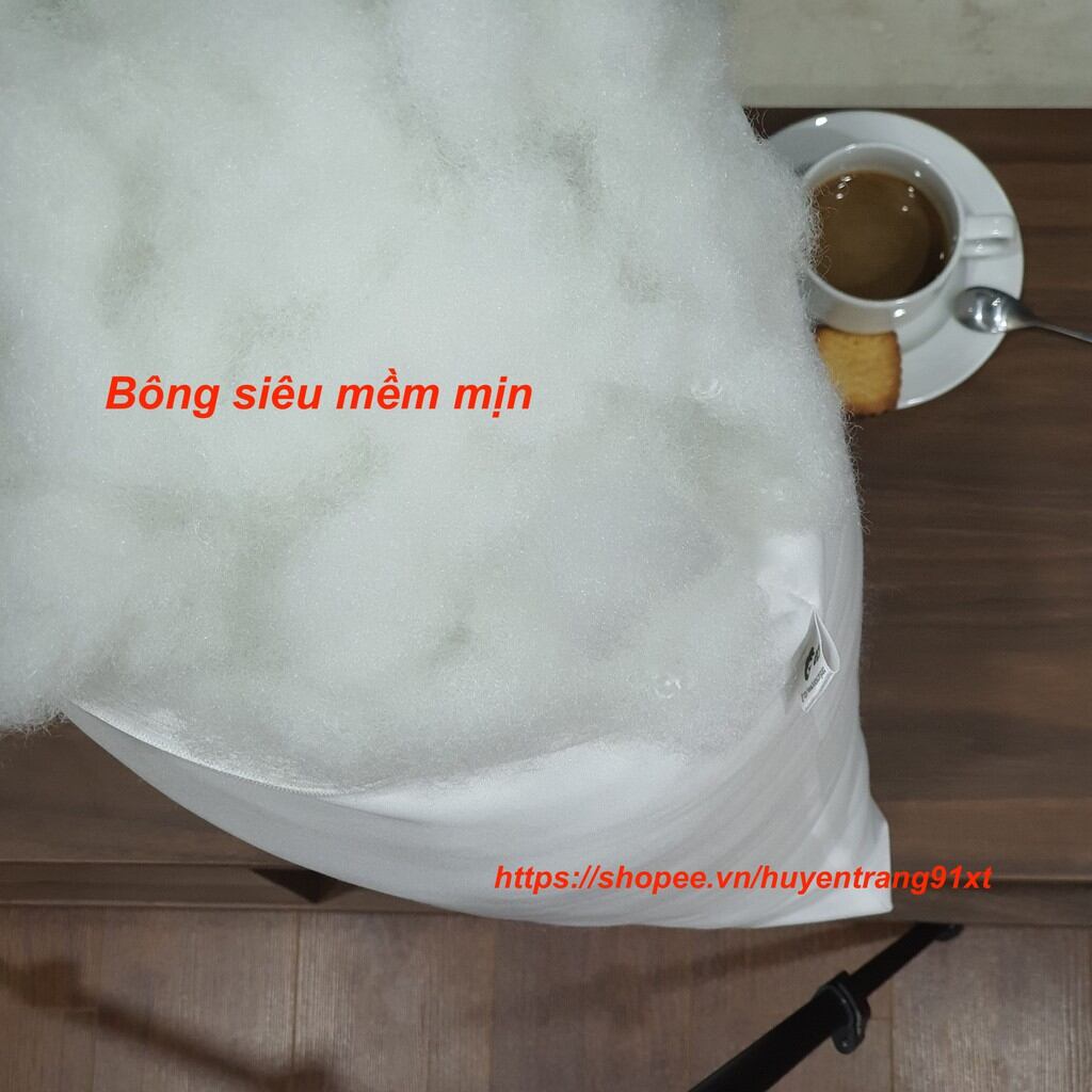 Bộ đôi ruột gối bông Gòn tinh khiết gồm 2 chiếc