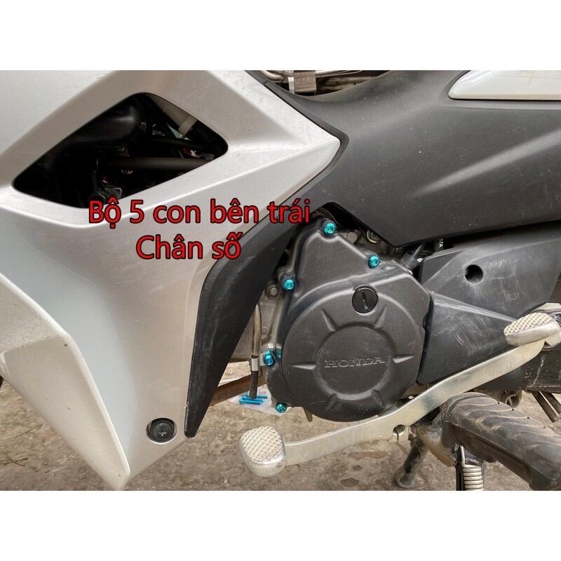 Ốc Lốc Máy Titan Gr5 Wave a 110 [ 2017 - 2022 ]