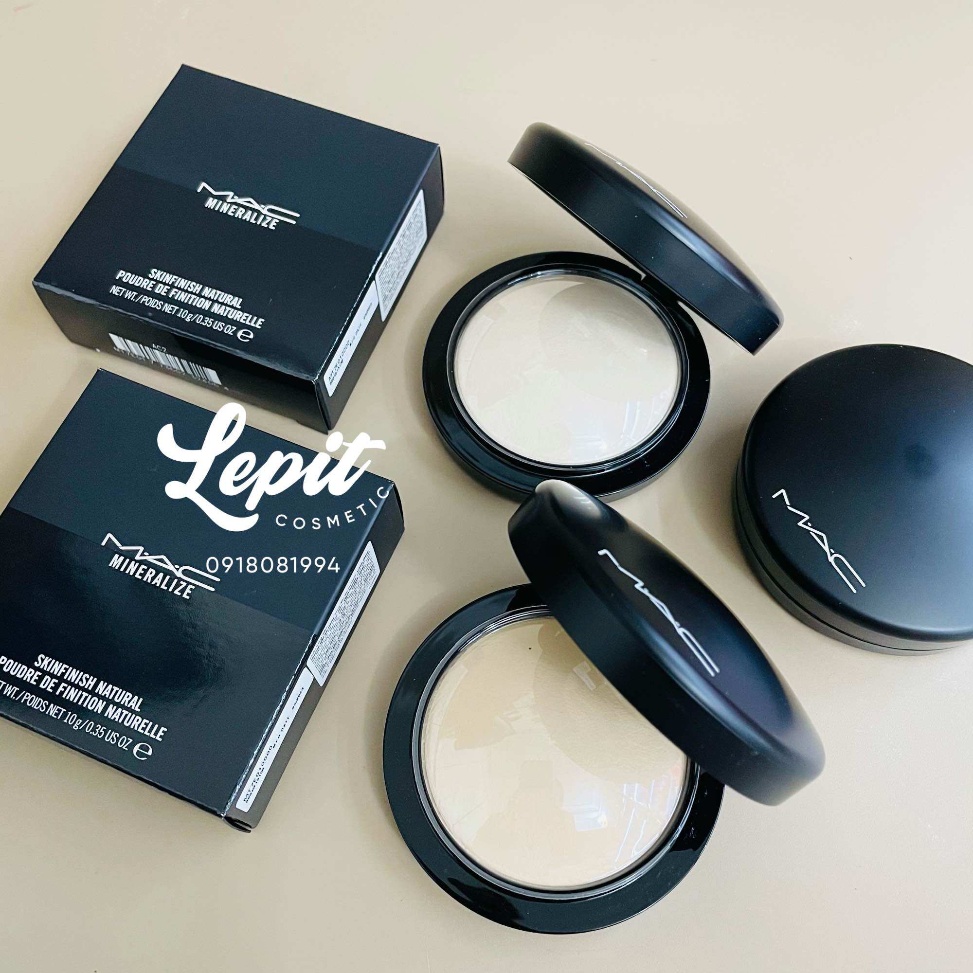 Phấn khoáng MAC tạo hiệu ứng căng bóng và tự nhiên Mineralize Skinfinish Natural Powdre
