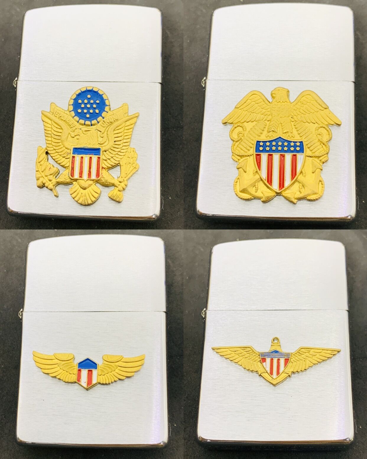 Emblem Quân sự dán Zippo