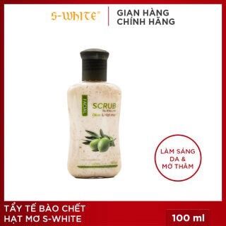 Muối tẩy tế bào chết hạt mơ swhite dành cho da mặt