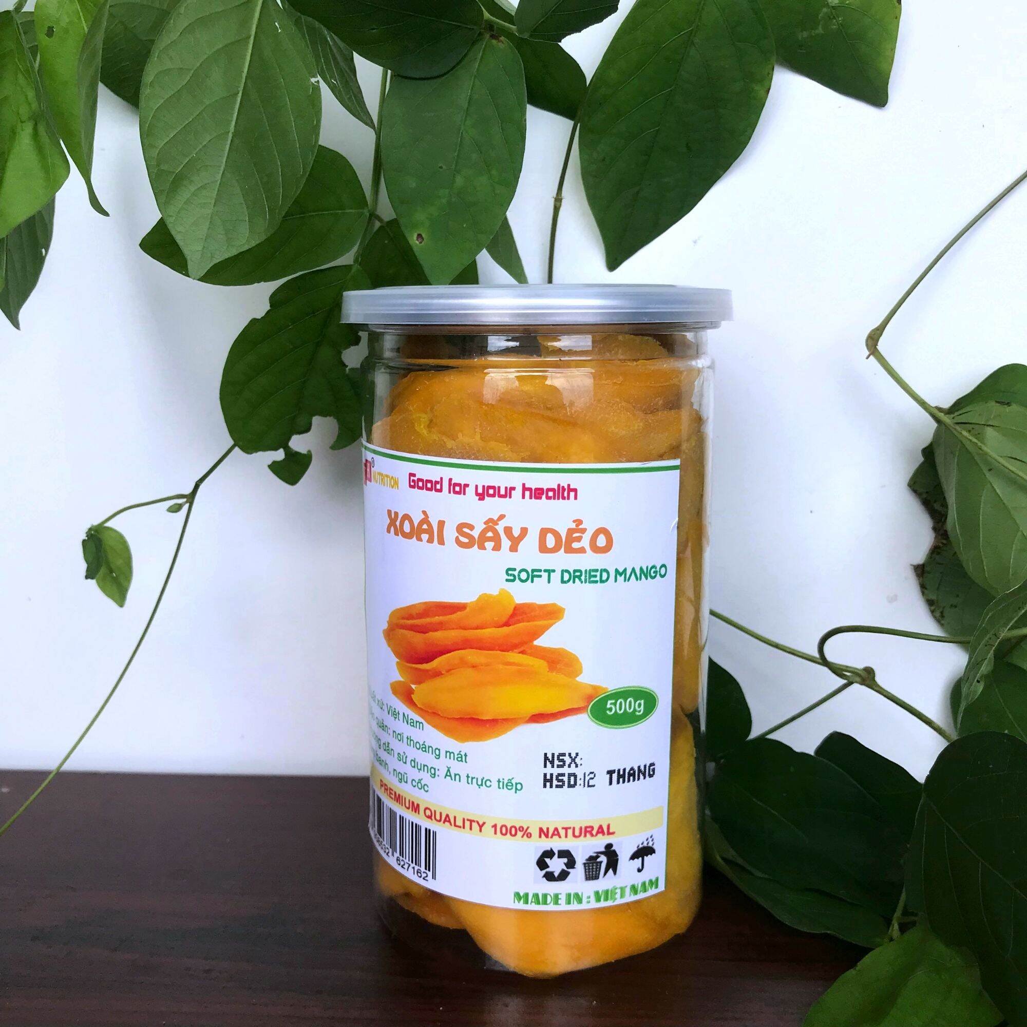 Xoài sấy dẻo ngọt dịu 98% không sơ và dẻo ngon