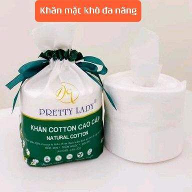 Khăn giấy Khăn mặt khô đa năng Pretty Lady (Hàng VN Sản xuất)