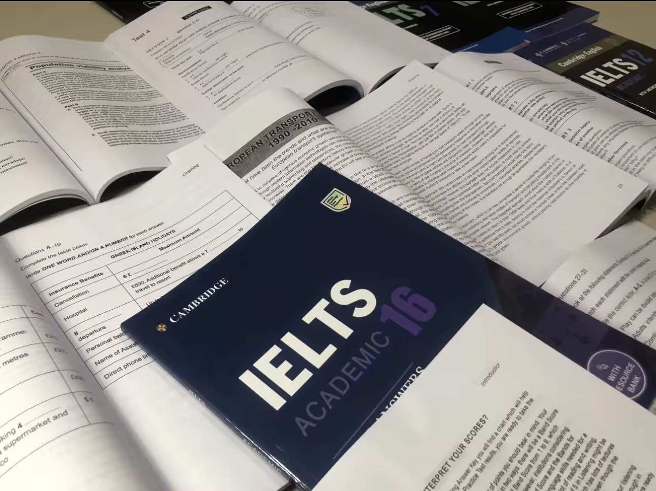 IELTS 18 quyển, combo 1-18