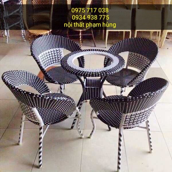 Bàn ghế cafe sân vườn giá rẻ
