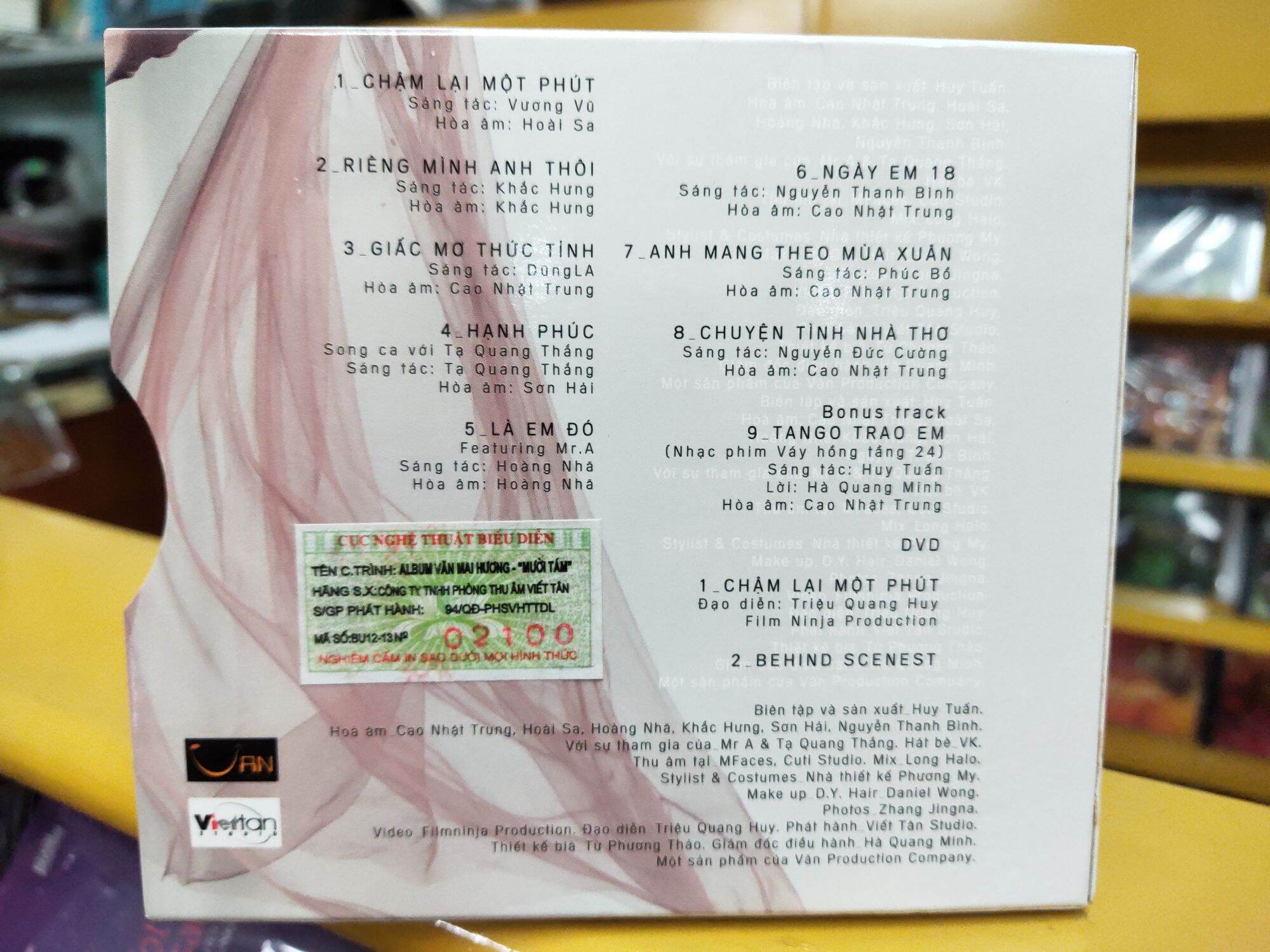 CD & DVD Văn Mai Hương 18 +