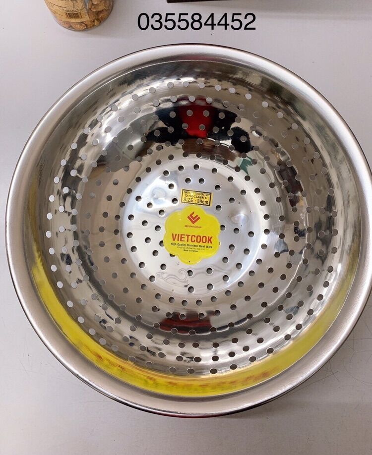 Rổ inox Cao Cấp Việtcook Đủ Sezi