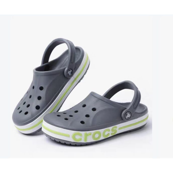 (Tặng 12 Sticker) Dép Sục Crocs Baya Cho Người Lớn. Sản Phẩm Cao Cấp, Nhựa Không Mùi . Trống Trơn Trượt.