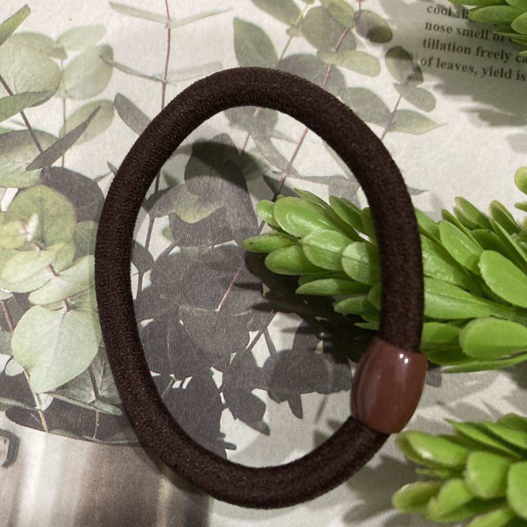 Hair ties elastic to plain color-Day39