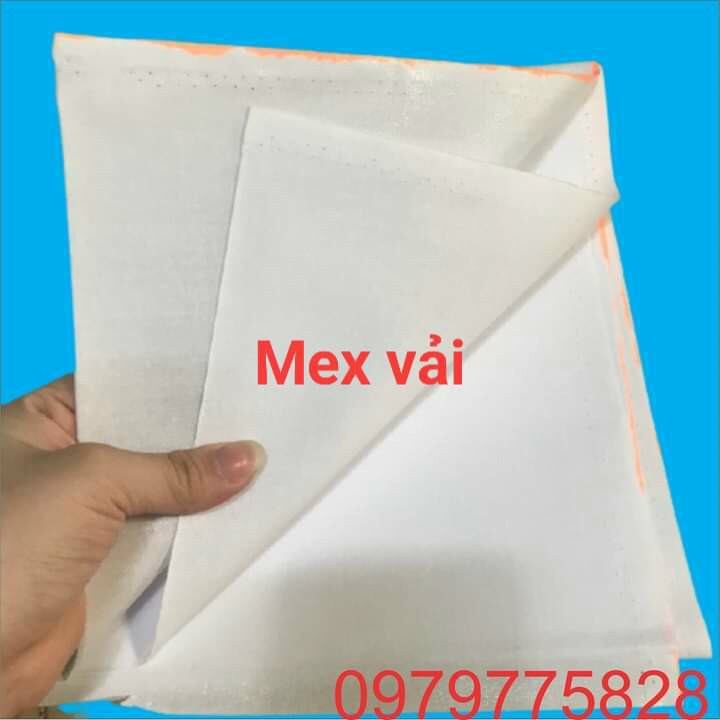 Keo vải mềm biên cảm,dùng ủi áo sơ mi quần tây,Giá bán 45000,1m