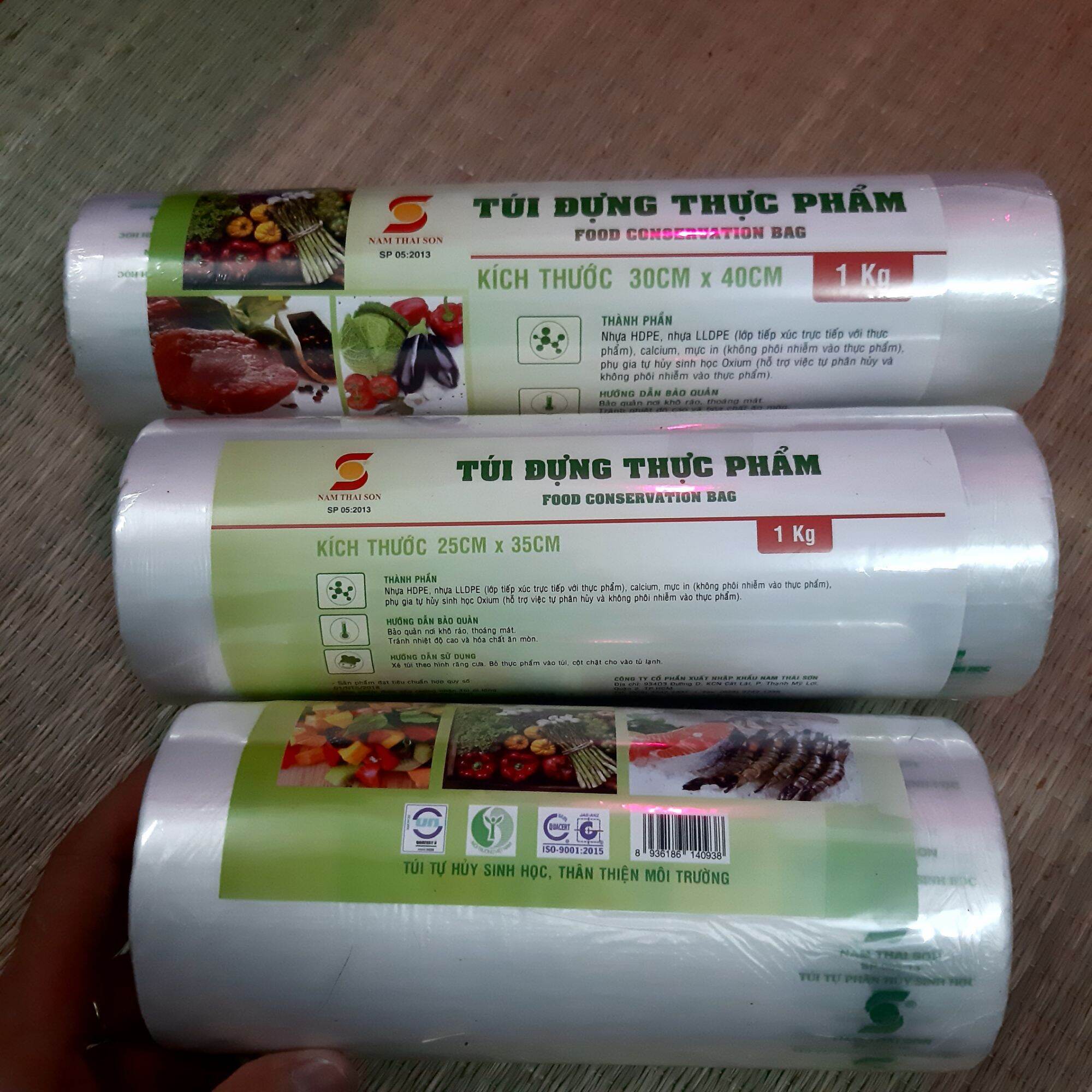 1 Kg túi đựng thực phẩm tự hủy